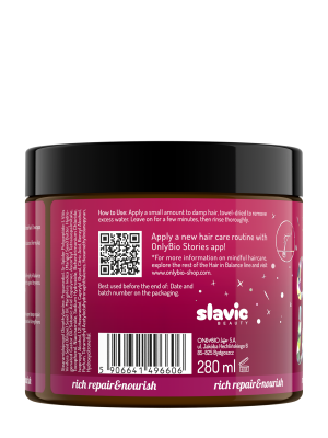 OnlyBio Hair in Balance COLOR Rich repair hair mask treatment 280 ml