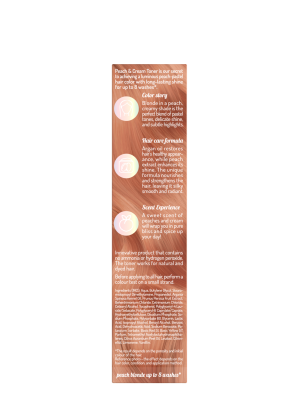 Hair in Balance by ONLYBIO Toner Peach&Cream 100ml ENG