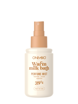 ONLYBIO Warm milk bath 39°C, perfumed mist 100 ml