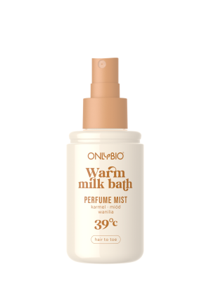 ONLYBIO Warm milk bath 39°C, perfumed mist 100 ml